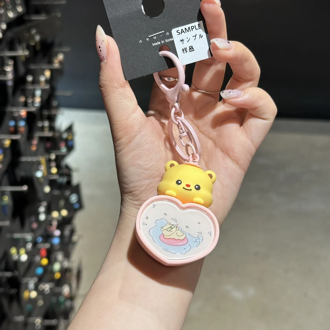 韩国nyunyu机车头盔钥匙扣