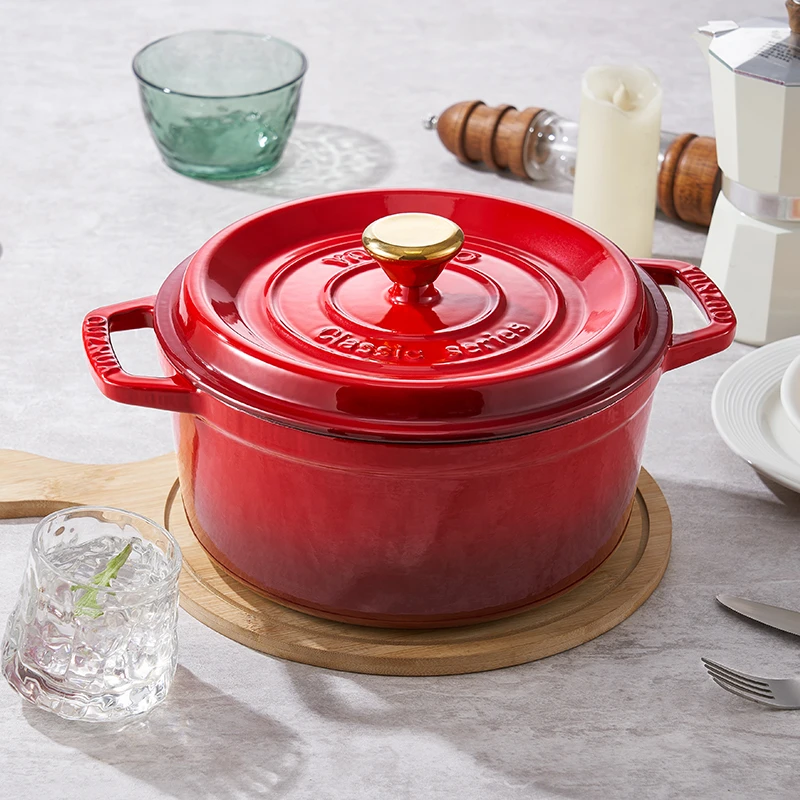 焱造铸铁珐琅锅经典系列24口径经典系列炖锅【优惠】