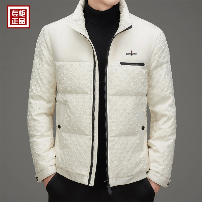 【专柜正品】2024秋冬季新款棉服男士时尚休闲夹克高级感男装外套潮