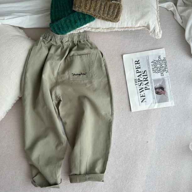 哦哦乐自制 秋款哈伦裤 休闲裤