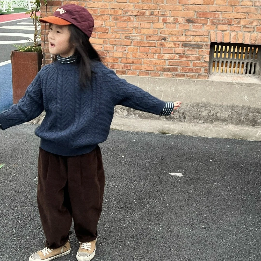 LEOOHOOLE | 哦哦乐 复古细灯芯绒哈伦裤 亲子