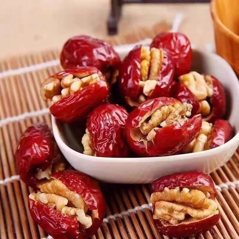 新疆灰枣夹核桃[发100包]独立包装休闲零食V