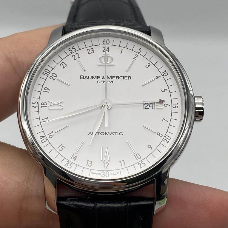 95新 Baume et Mercier/名士 克莱斯麦系列 表径：42mm 公价：19800
