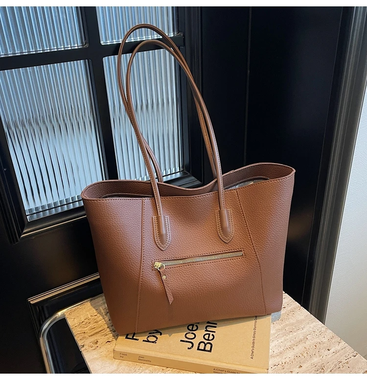 流行大容量托特包女士单肩斜挎手提包简约百搭