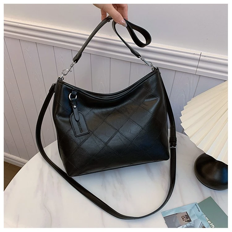 2024新款轻奢感通勤斜挎包慵懒风托特包复古休闲大容量单肩腋下包