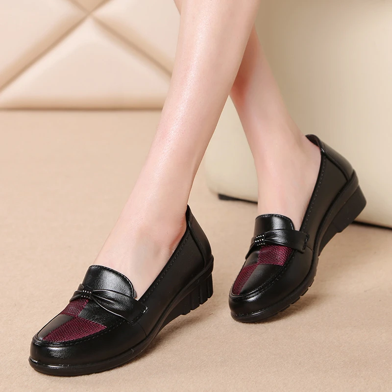 H6听主播提示拍扣号链接 春秋软底软面乐福鞋