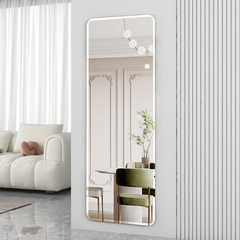 高清旋转镜子玻璃镜客厅穿衣镜家用全身镜浴室镜免打孔壁挂试衣镜