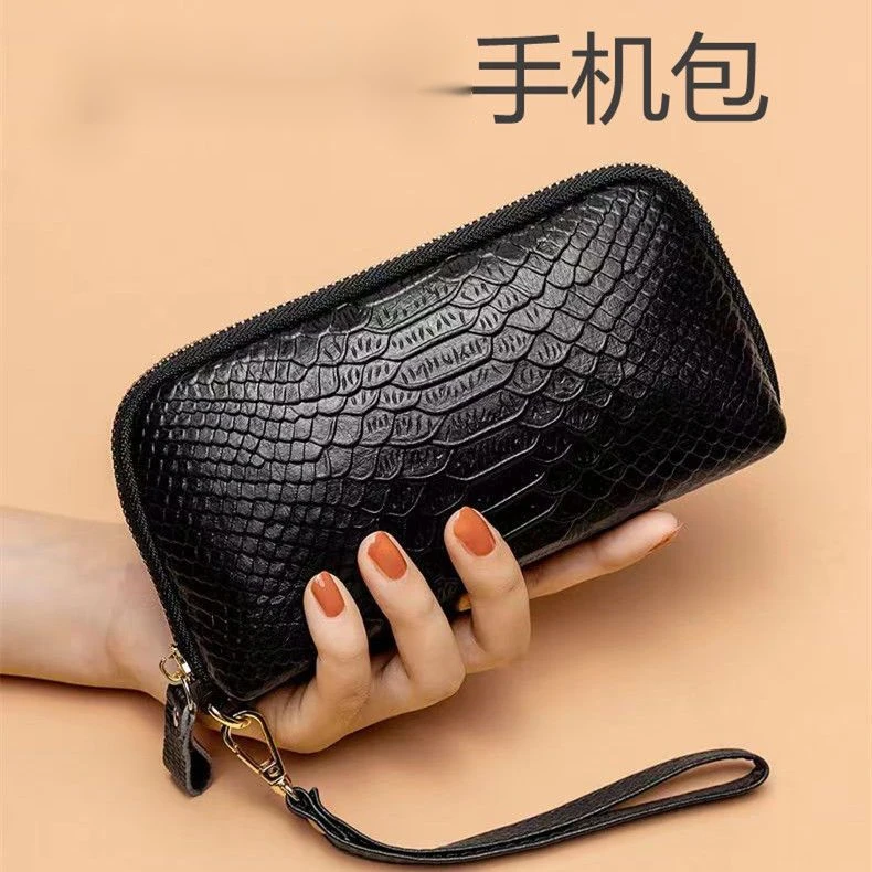 时尚手机包大容量女士钱包手挂高档手拿包多卡位隔层新款韩版简约