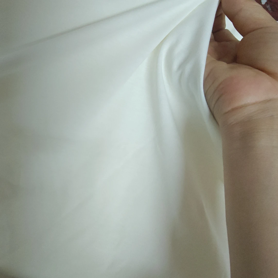 小慕白色儿童棉毛布料