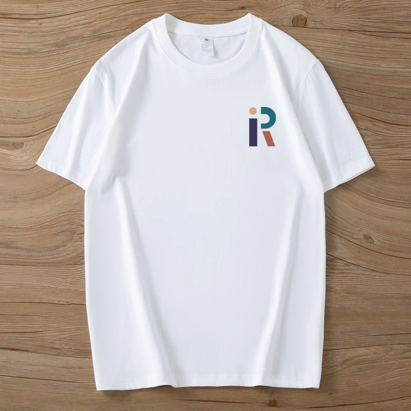 夏季重磅纯棉短袖t恤男女同款简约纯色圆领套头男士百搭半袖上衣