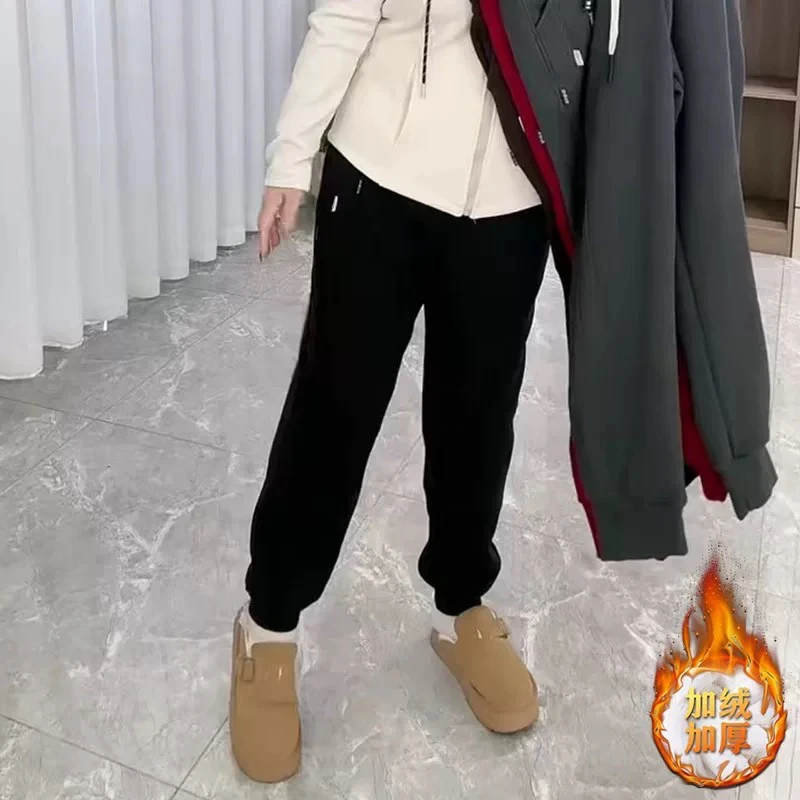胖胖肥肥家冬季新款加肥加大码防风休闲裤