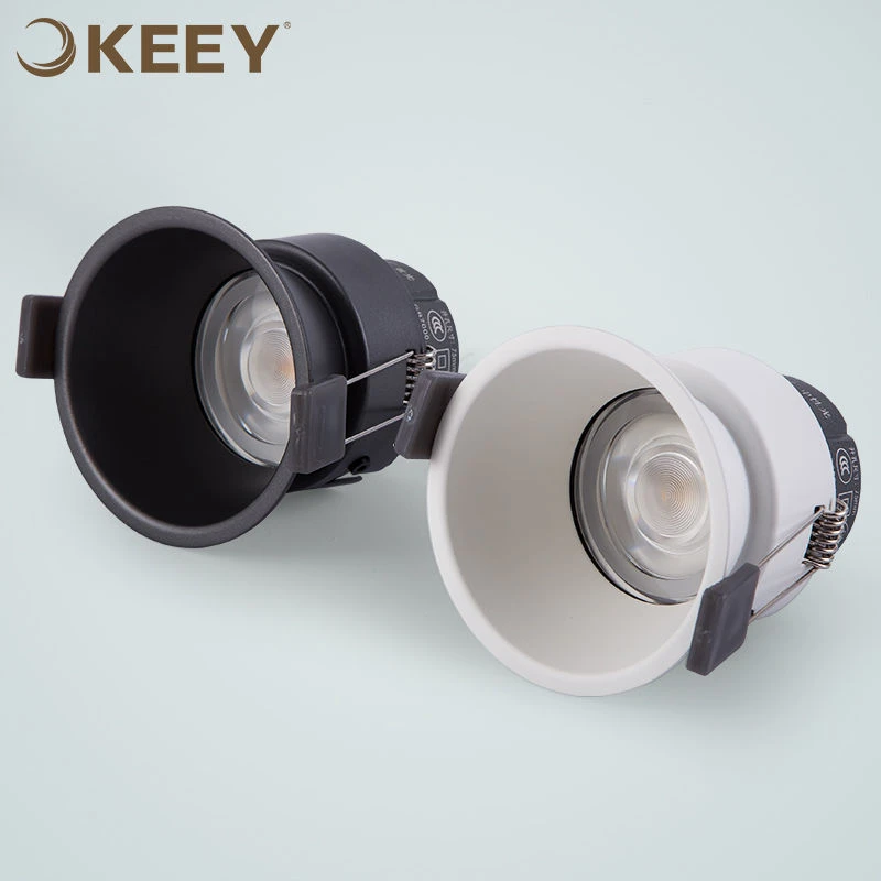 企一照明 led射灯COB开孔7.5天花灯吊顶嵌入式客厅卧室餐厅灯具9W