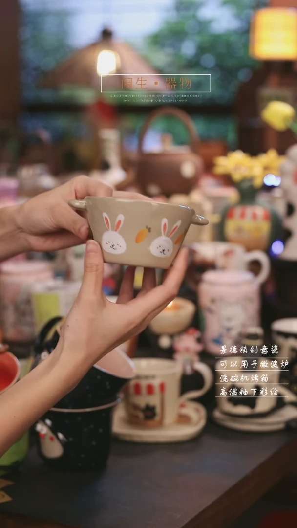 【闪购商品】景德镇可爱设计师款陶瓷