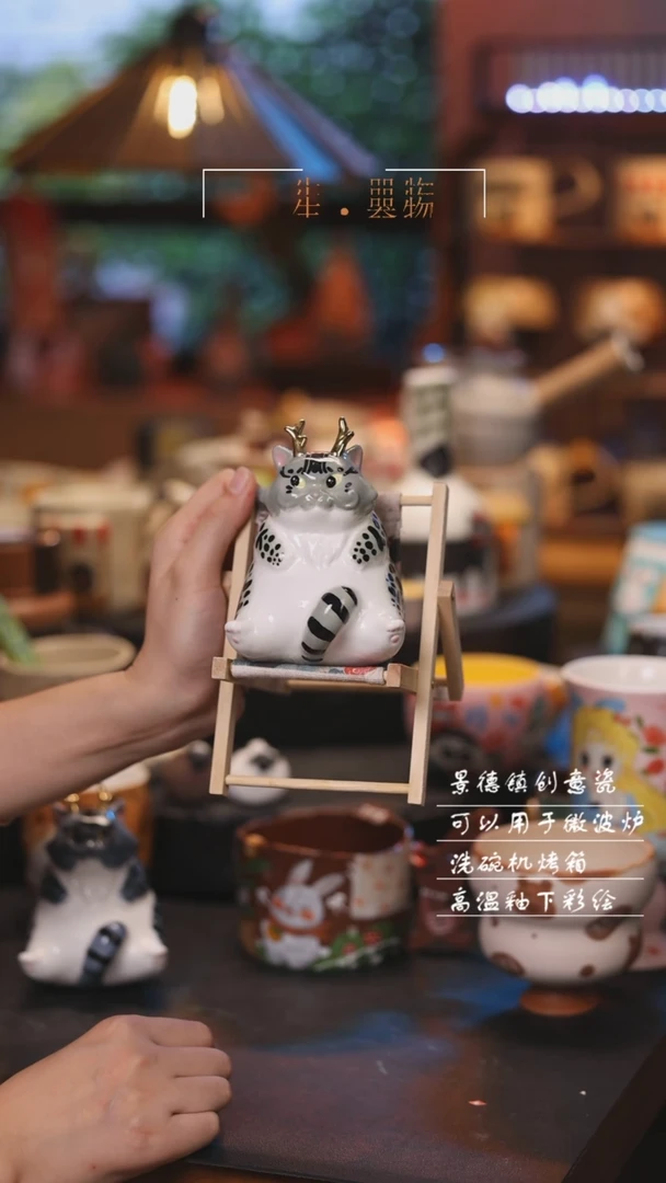 【闪购商品】景德镇创意可爱设计师款陶瓷