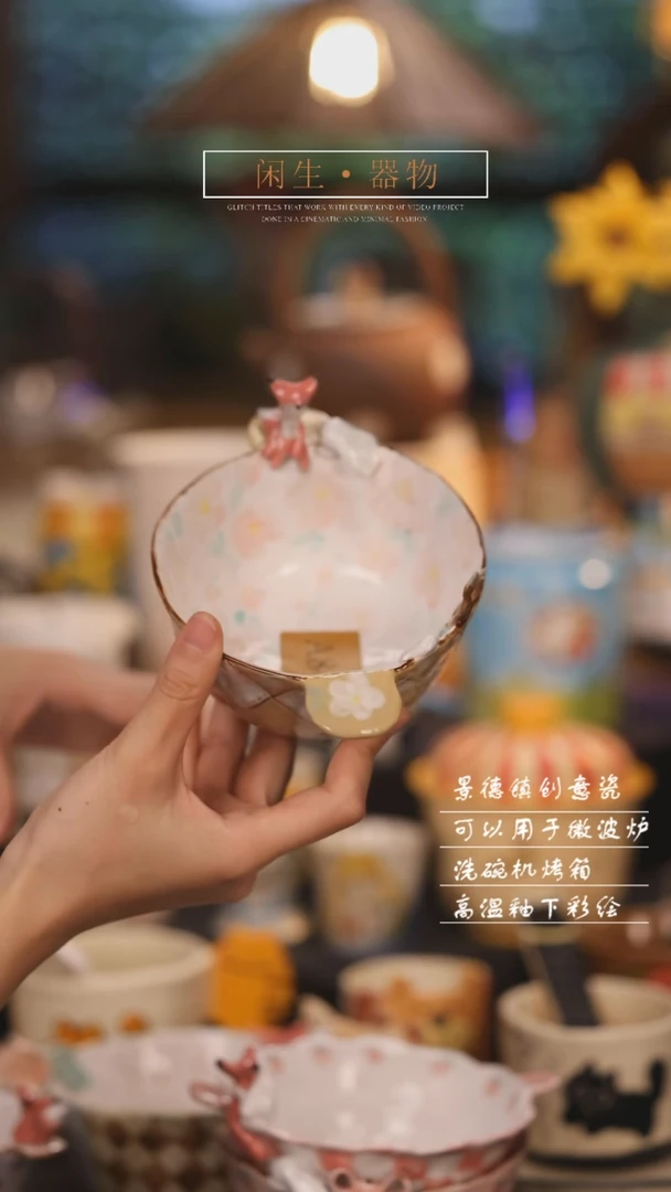 【闪购商品】景德镇可爱设计师款陶瓷