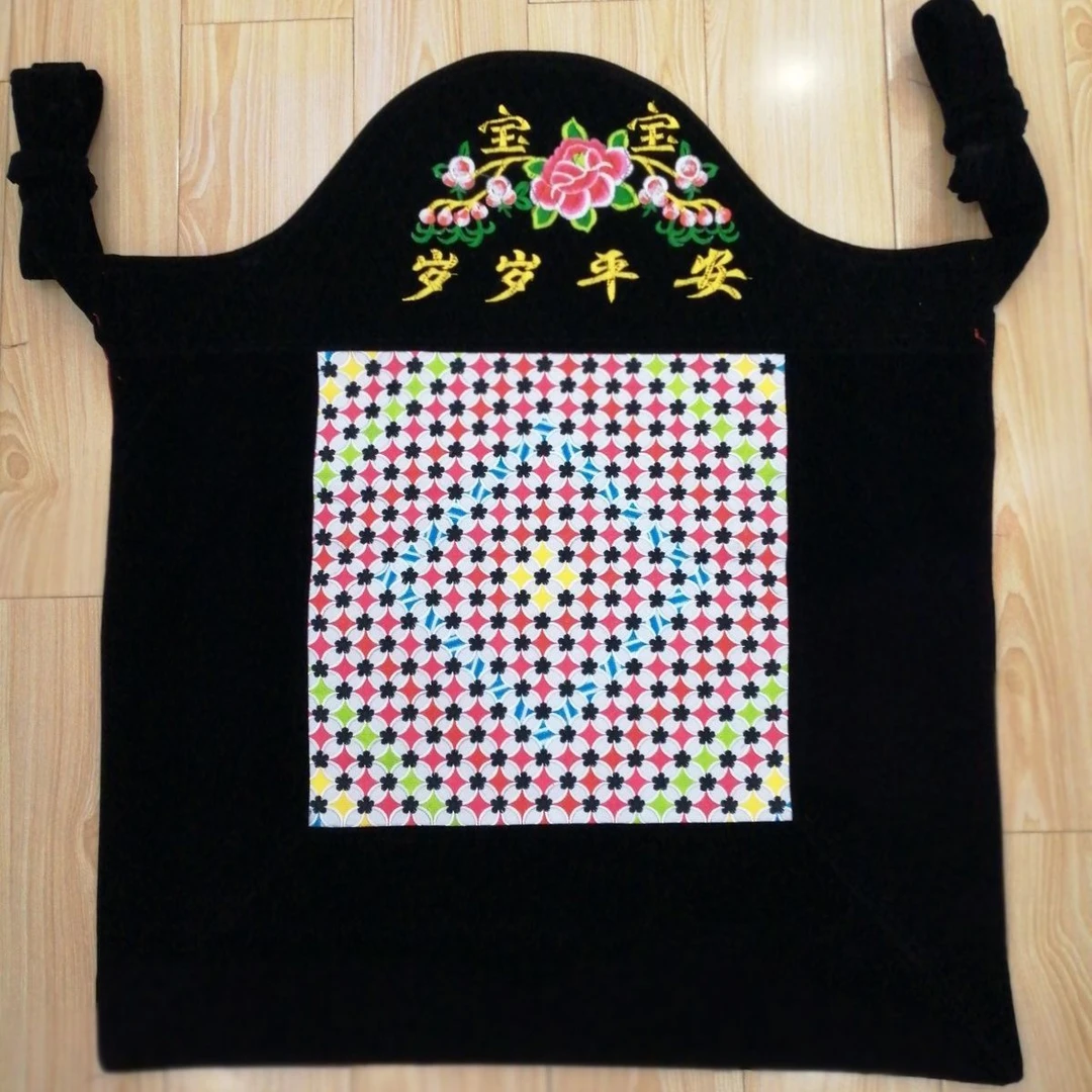 云贵川双面四季背带,0—3周岁可用绣花背巾婴儿老式背被