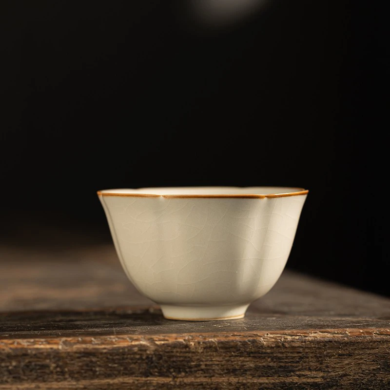 祖奇汝窑主人杯家用陶瓷茶杯个人专用单杯品茗杯功夫茶具单个杯子