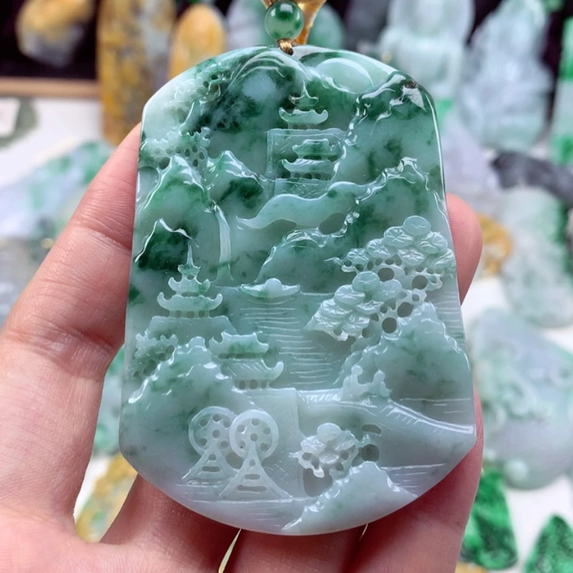 【闪购商品】翡翠吊坠(不含链)未镶嵌