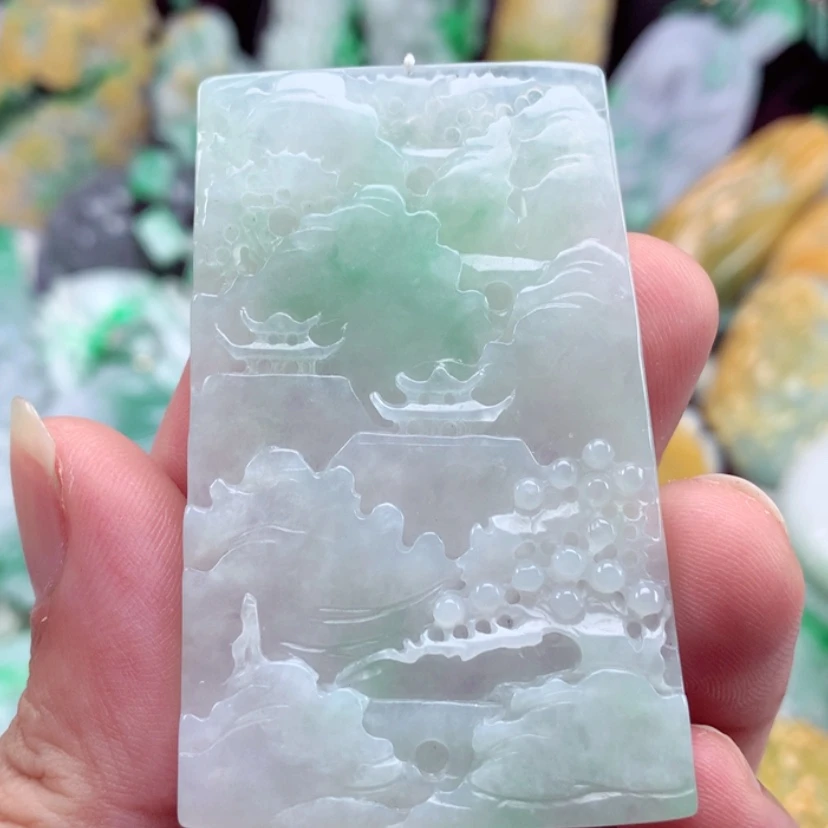 【闪购商品】翡翠吊坠(不含链)未镶嵌