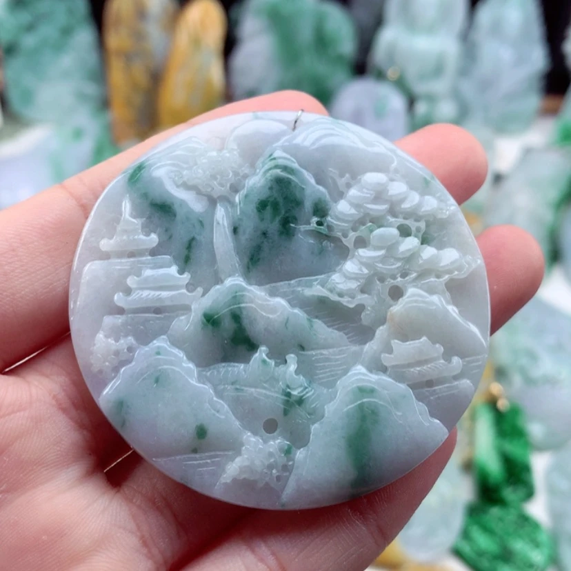 【闪购商品】翡翠吊坠(不含链)未镶嵌