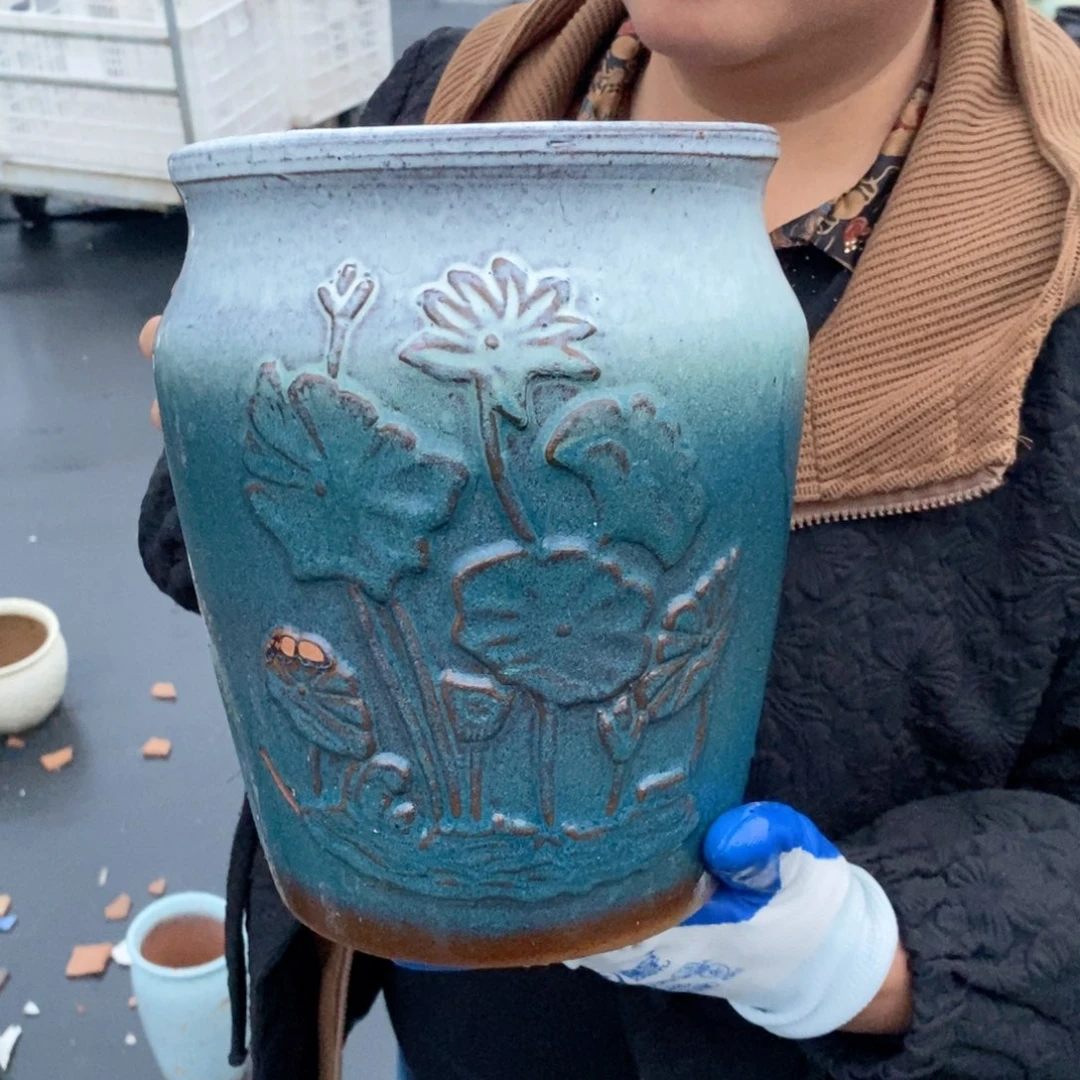 红陶口20高23瑕疵～～～