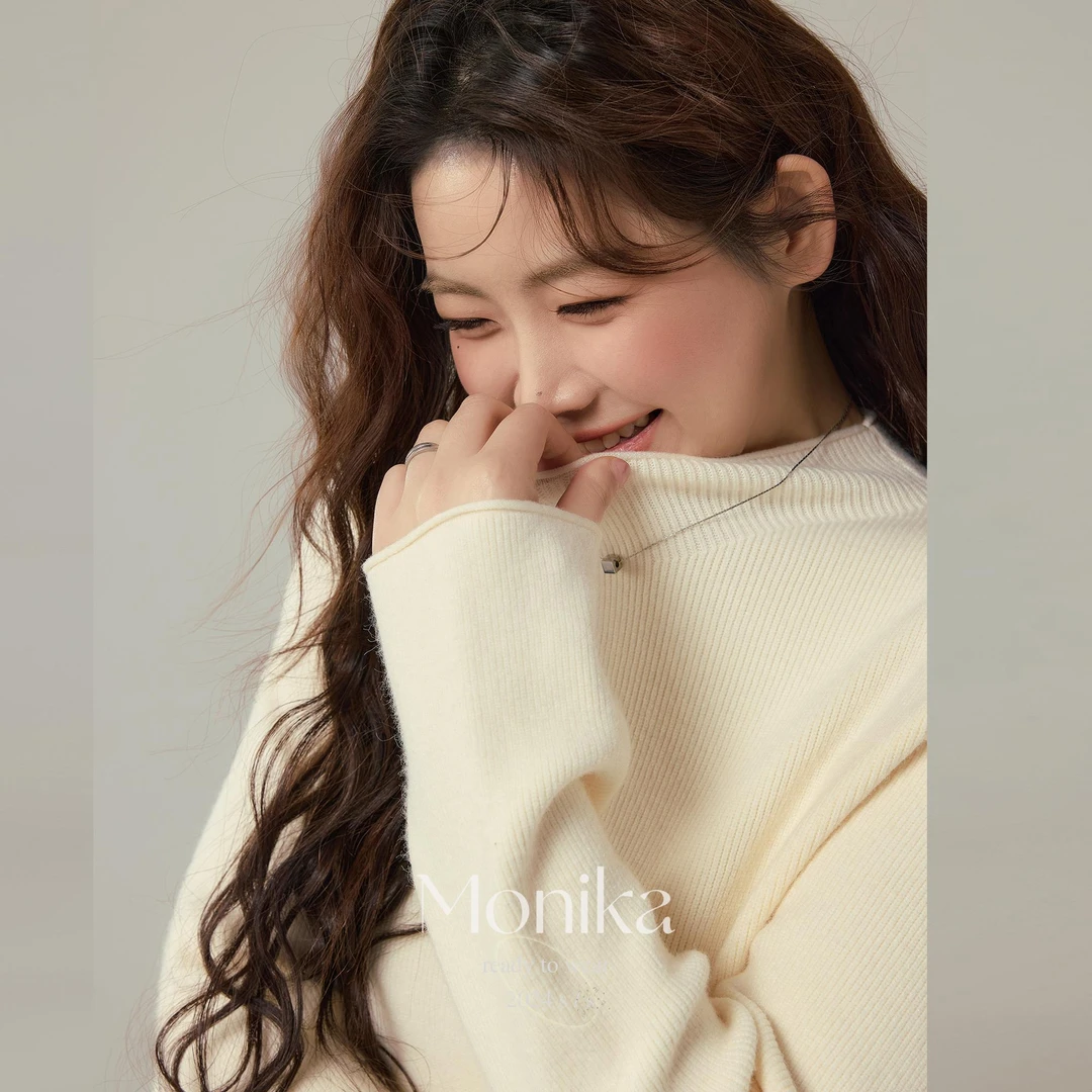 大码女装2024秋冬新款半高领内搭针织衫胖mm百搭打底毛衣L22687