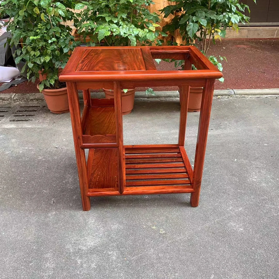 缅甸实木茶水架尺寸长60宽45高68cm