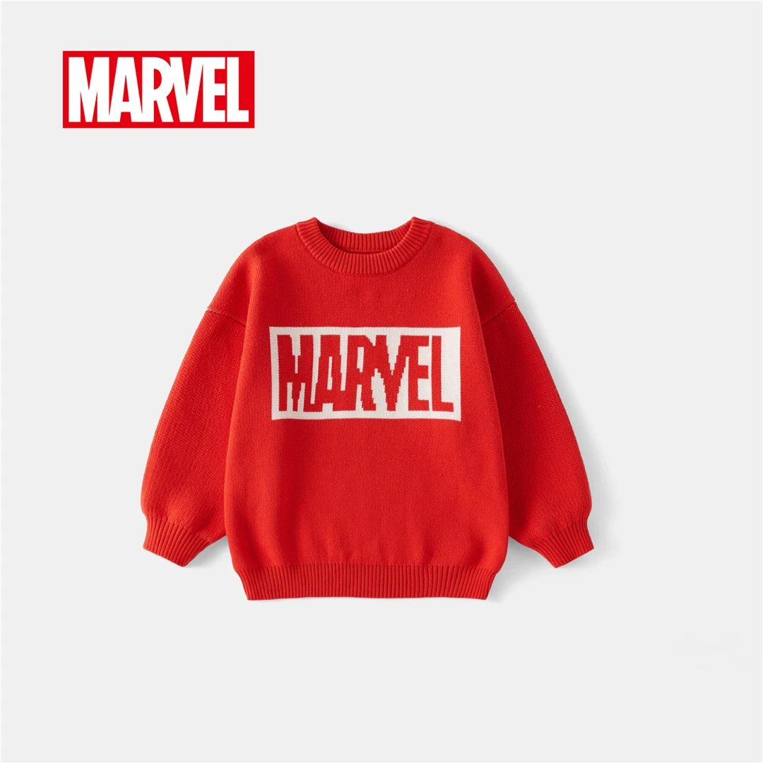 MARVEL/漫威儿童洋气时尚休闲圆领秋冬毛衣MVLZLY23302