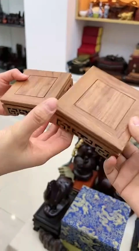 【闪购商品】花梨正方一对