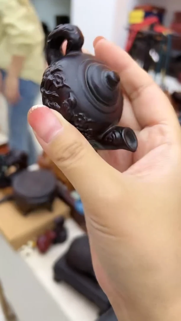 【闪购商品】黑檀把把壶淘多奇好物