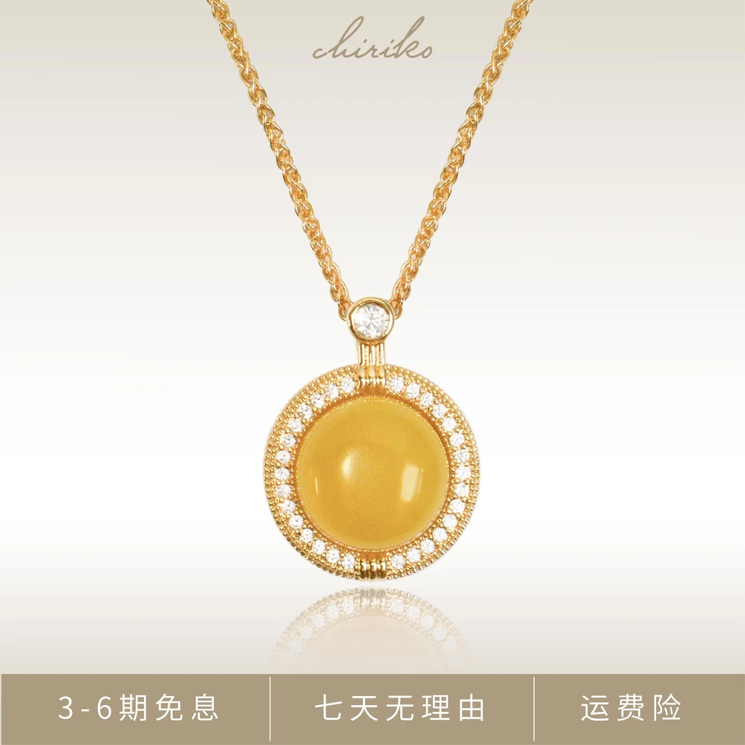 铜合金项链 冬季暖阳新蜜永不掉色项链意大利CHIRIKO秋冬毛衣链