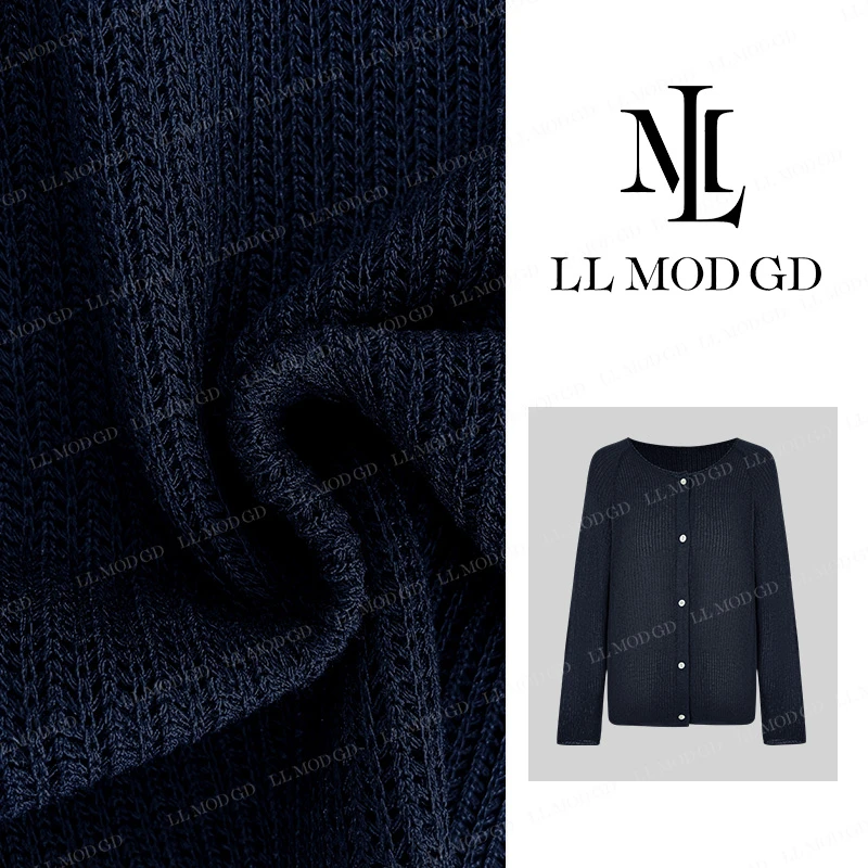 【莉莉家】【慵懒范】开衫镂空针织时尚百搭防晒衫XR-251852