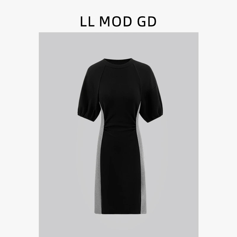 【LMG】春夏2023新款休闲百搭连衣裙LL-230766