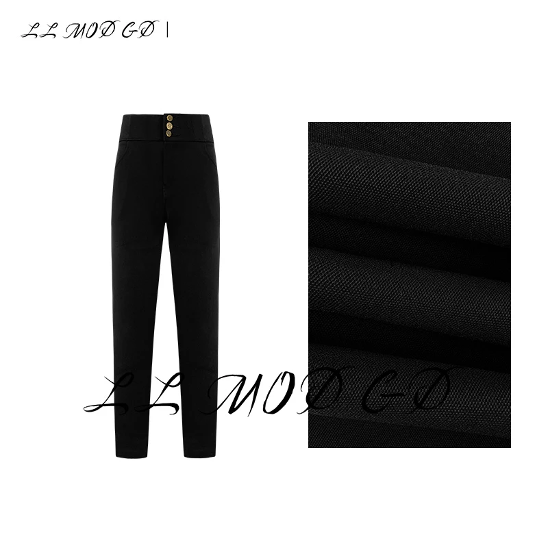 LL MOD GD |春季时尚休闲简约潮流百搭修身裤子HLL-240361