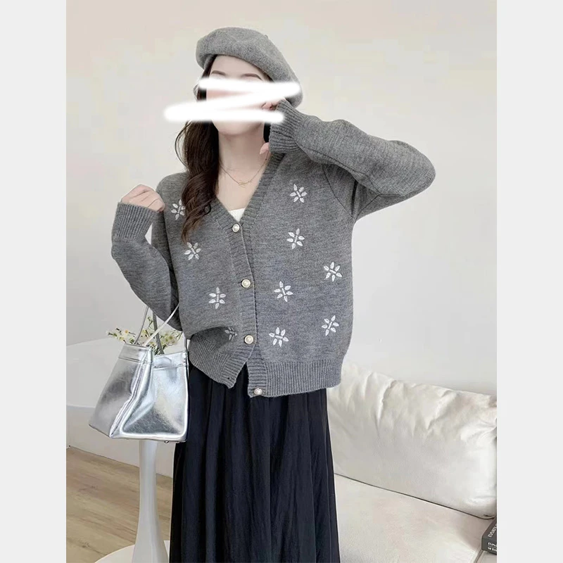 梦幻花园  针织衫2024秋季网红气质时尚百搭长袖上衣YLXR-253760