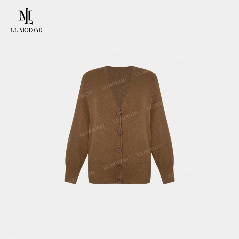 LL·MOD·GD纯欲风V领针织衫2024早秋时尚气质修身上衣MY-252550