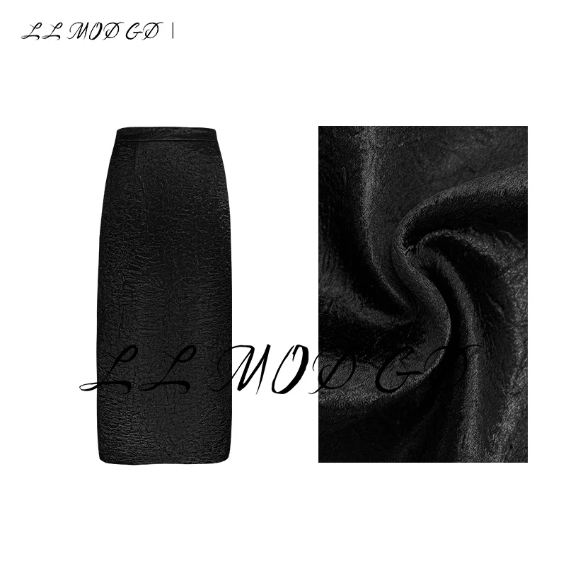 LL MOD GD | 夏季时尚休闲百搭高腰气质长款显瘦半身裙XR-250504