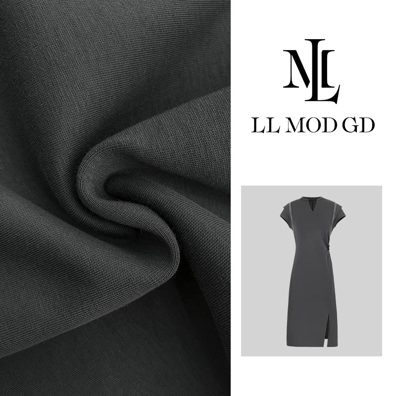 LL·MOD·GD【宴会女主】夏季轻奢法式显瘦连衣裙女长裙LL-250668