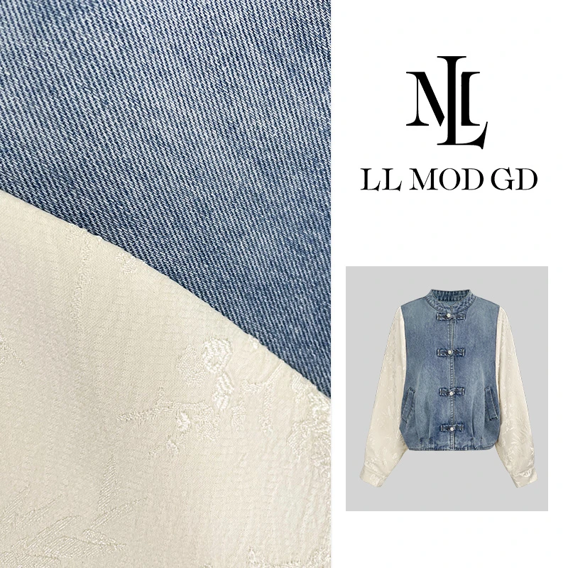 LL MOD GD | 春秋韩版时尚休闲百搭拼接潮流上衣女外套RJ-250505