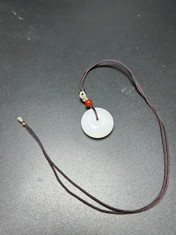 平安扣厚装饱满型金丝玉石英岩质玉未镶嵌