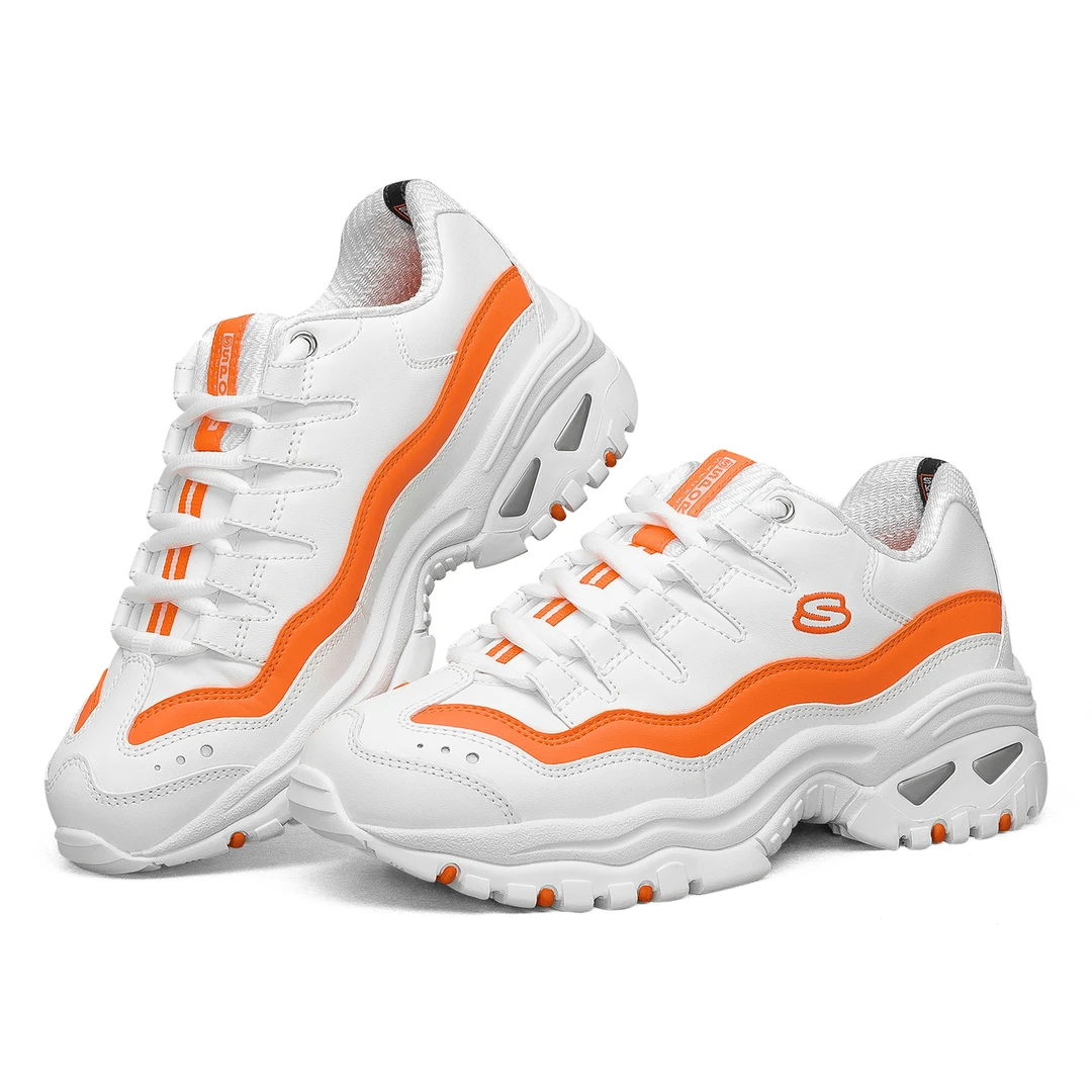 Skechers斯凯奇女款厚底户外熊猫鞋老爹鞋女士运动休闲鞋13412-Z