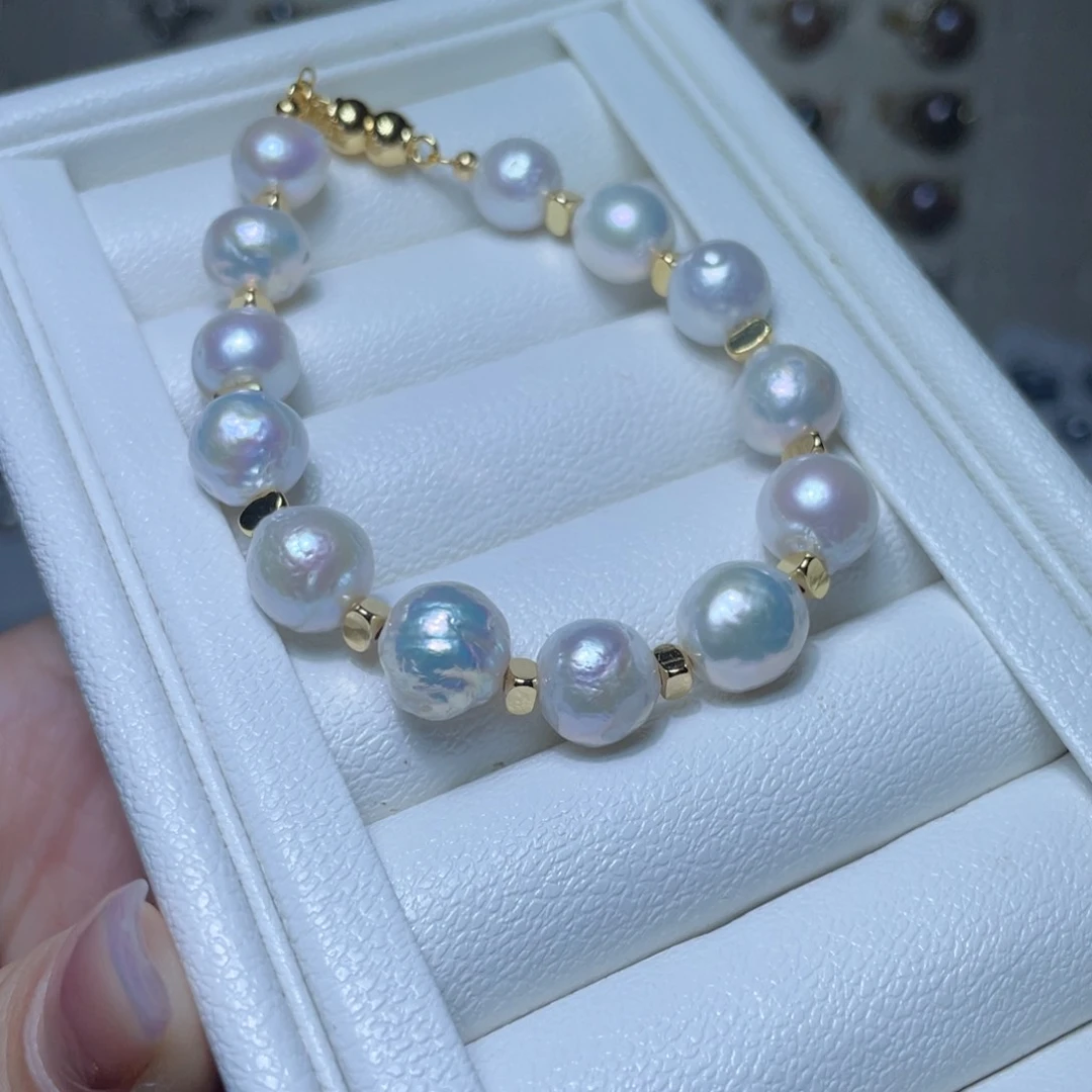 淡水珍珠项链合金