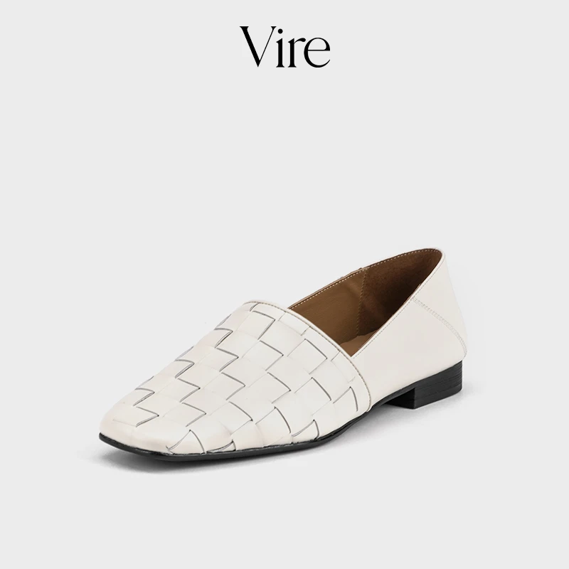 VIRE/1699126轻奢简约舒适编织低跟单鞋
