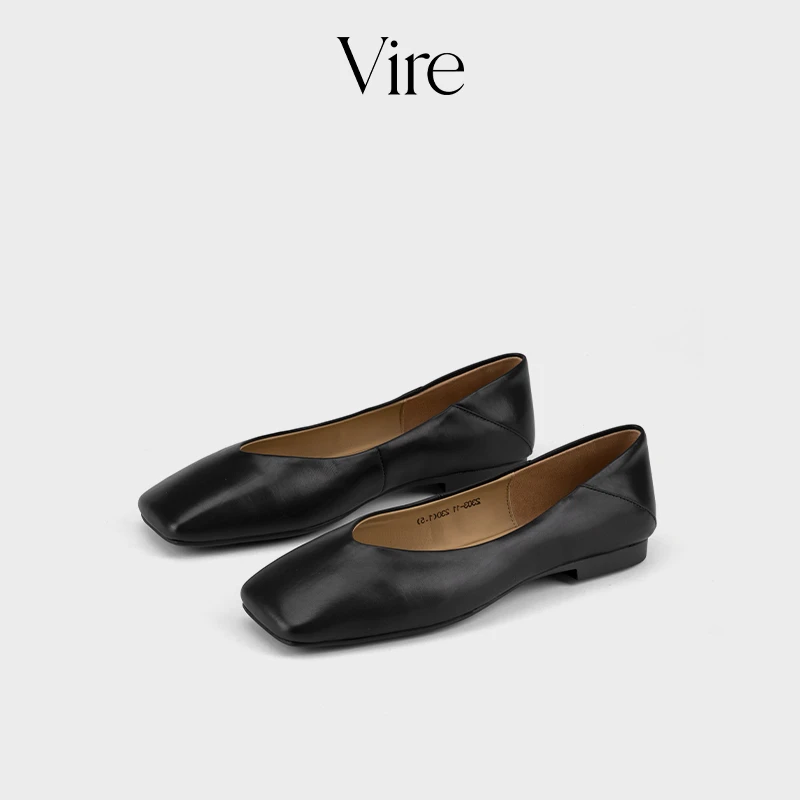 VIRE/230111新款法式时尚舒适低跟单鞋
