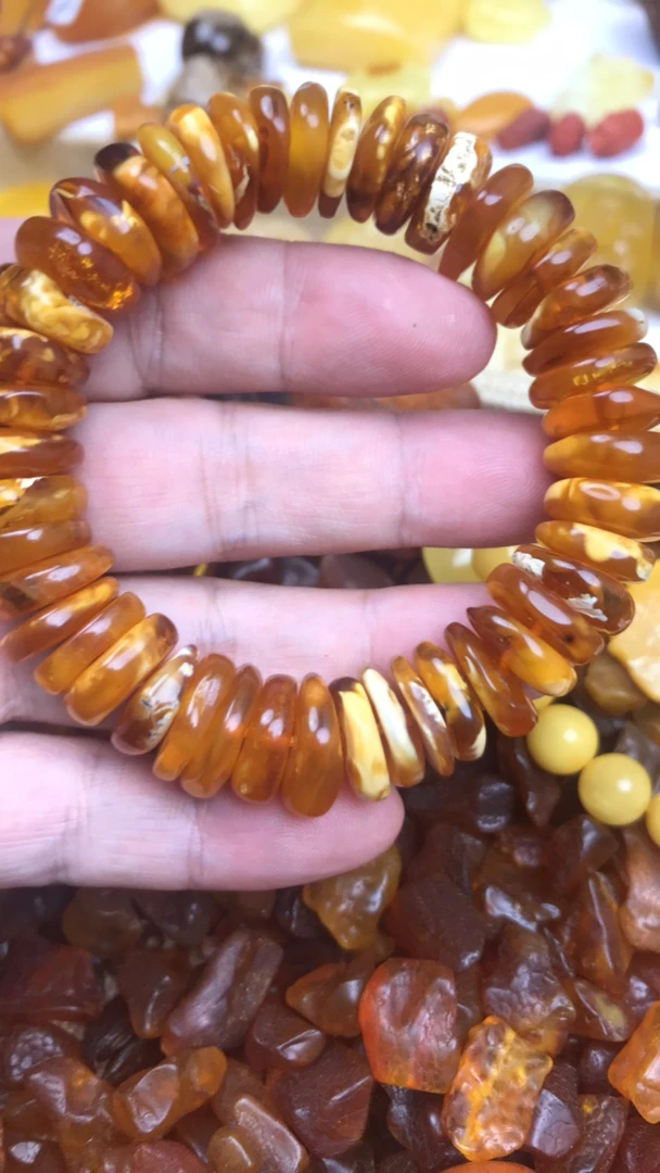 蜜蜡手串隔片手申