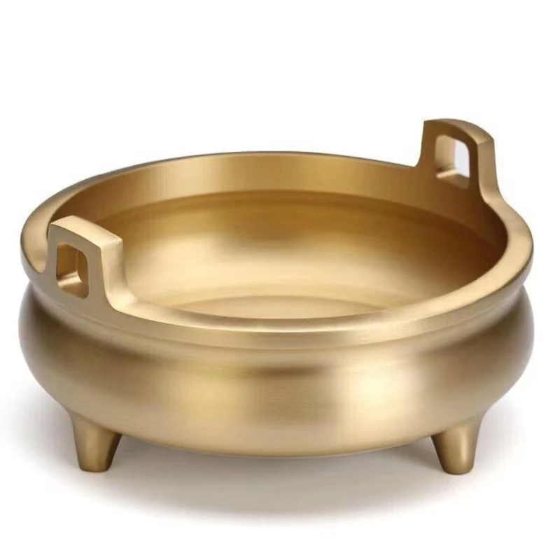 【冲天耳香炉】冲天方耳炉家用双耳铜香炉 小号/中号/大号/特大号