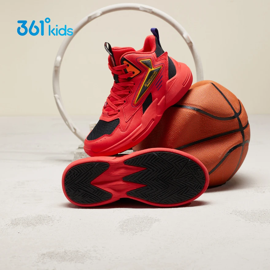 361°【清仓】童鞋男女篮球鞋春秋减震耐磨中大童训练运动鞋子儿童