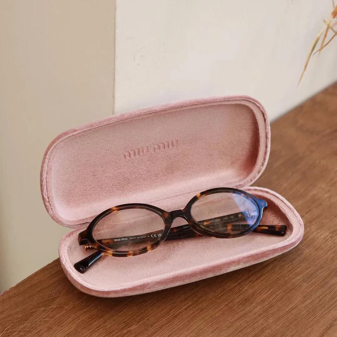 全新未使用 MIU MIU/缪缪 MIUMIU 【文子姐专属】圆框书呆子眼镜