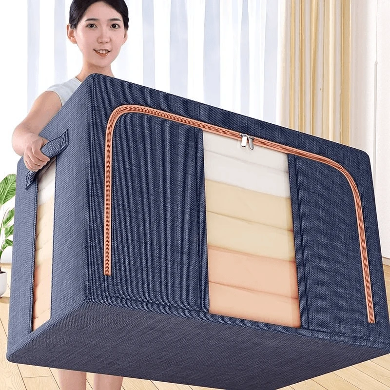 加厚被子收纳袋子大容量家用装衣服棉被可折叠布艺衣柜整理箱神器