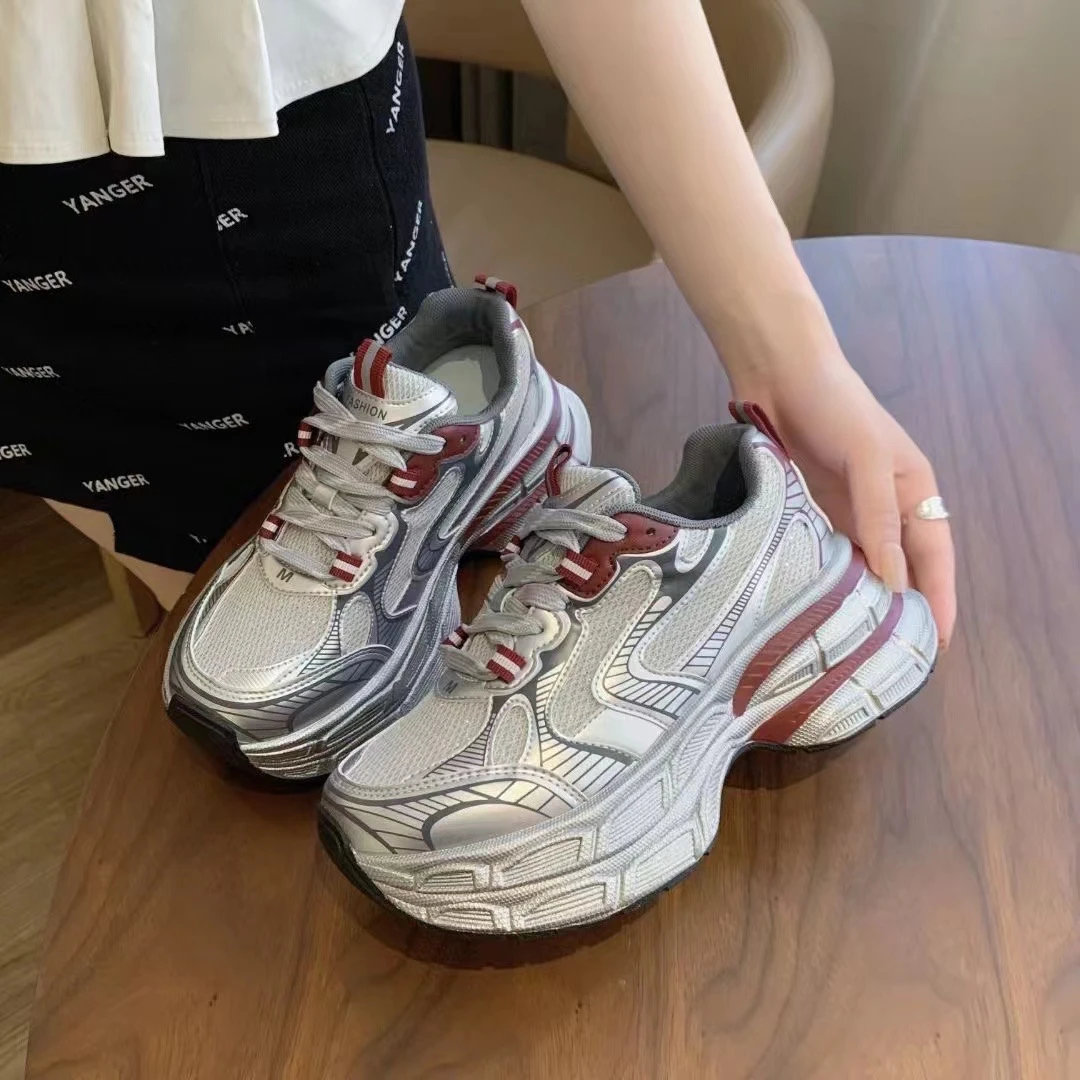 2024秋季新款老爹鞋厚底舒适百搭潮牌老爹鞋-11